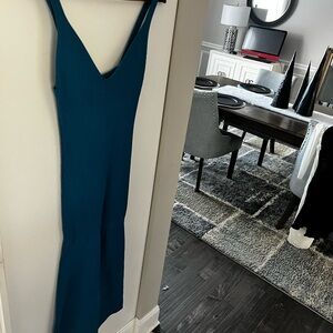 Guess Teal Strapless Dress